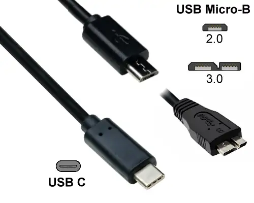 Kategorie - USB-C auf Micro-B Kabel